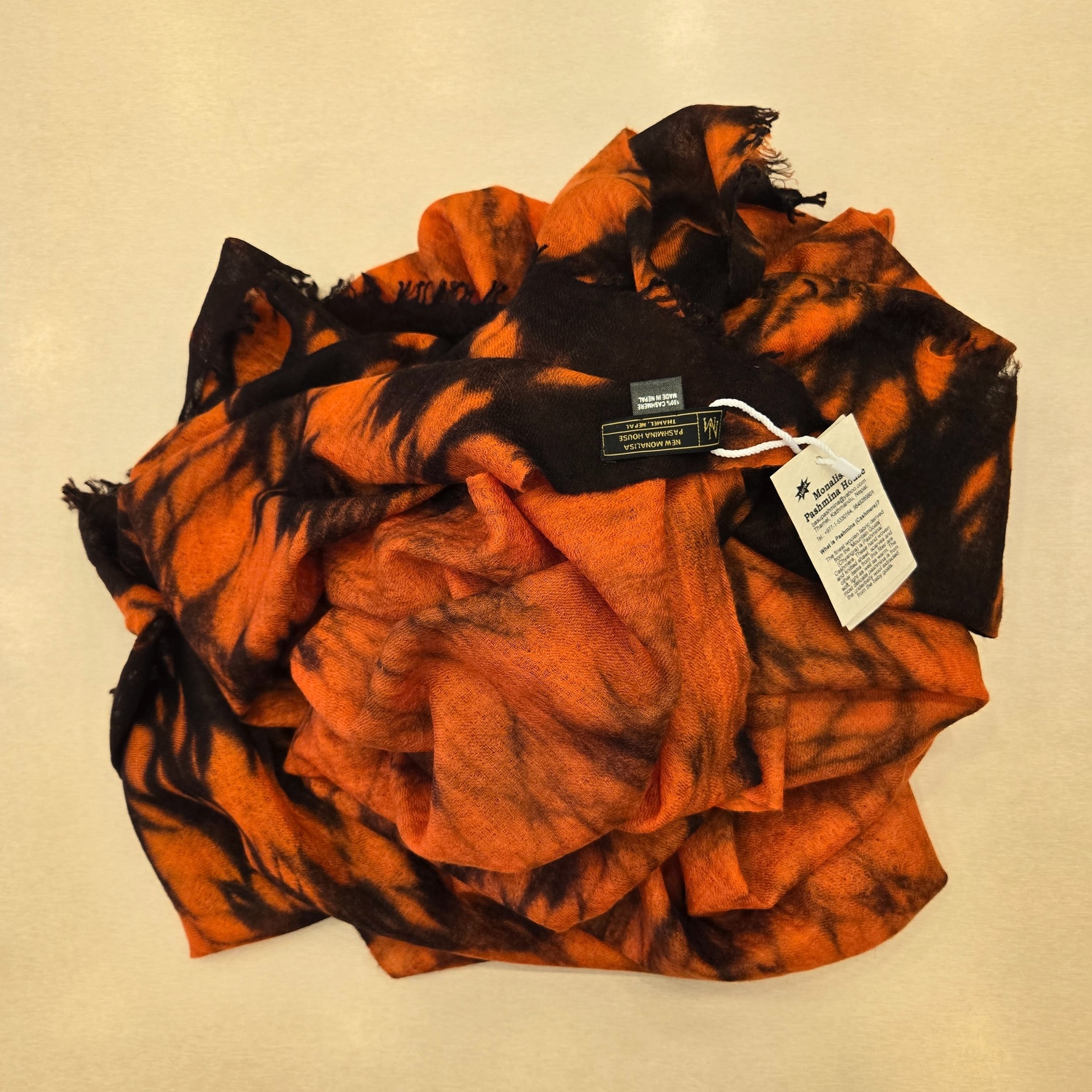 Felted Print Shawl