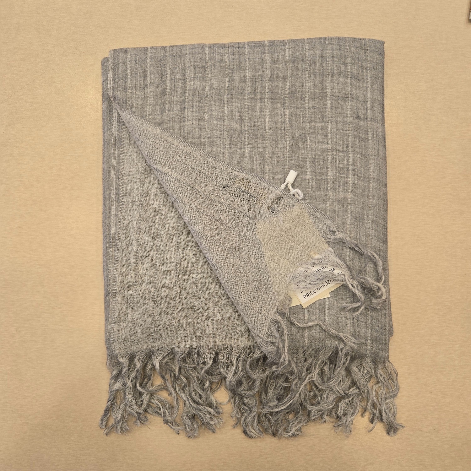 Wild Frienge Strip Stole